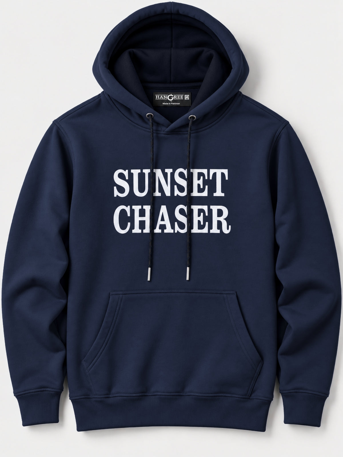 Men's "Sunset Chaser" Printed Fleece Hoodie