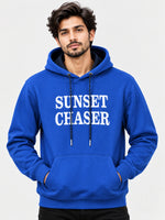 Men's "Sunset Chaser" Printed Fleece Hoodie