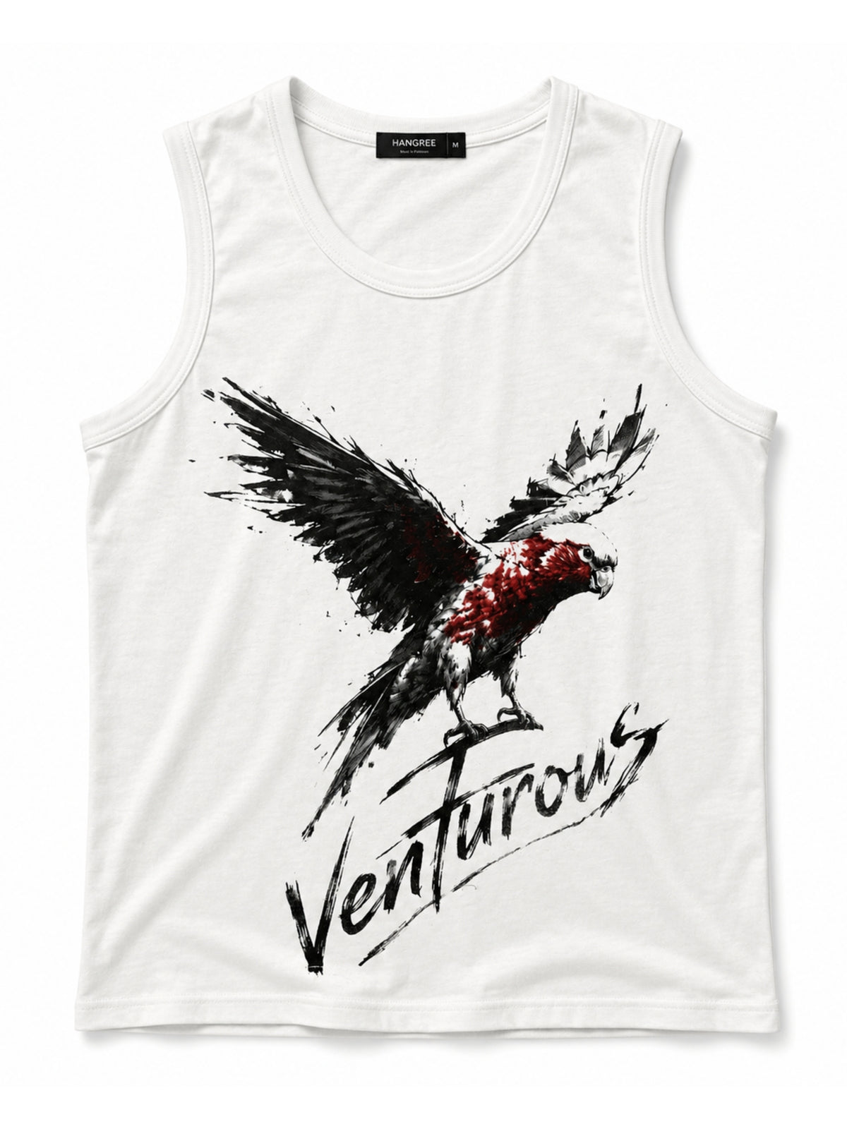 Men's Venturous Graphic Sleeveless Cotton Jersey Tank Top