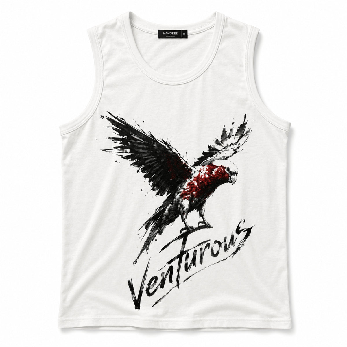 Men's Venturous Graphic Sleeveless Cotton Jersey Tank Top