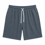 Men’s Classic Casual Two Quarter Shorts – Charcoal Blue