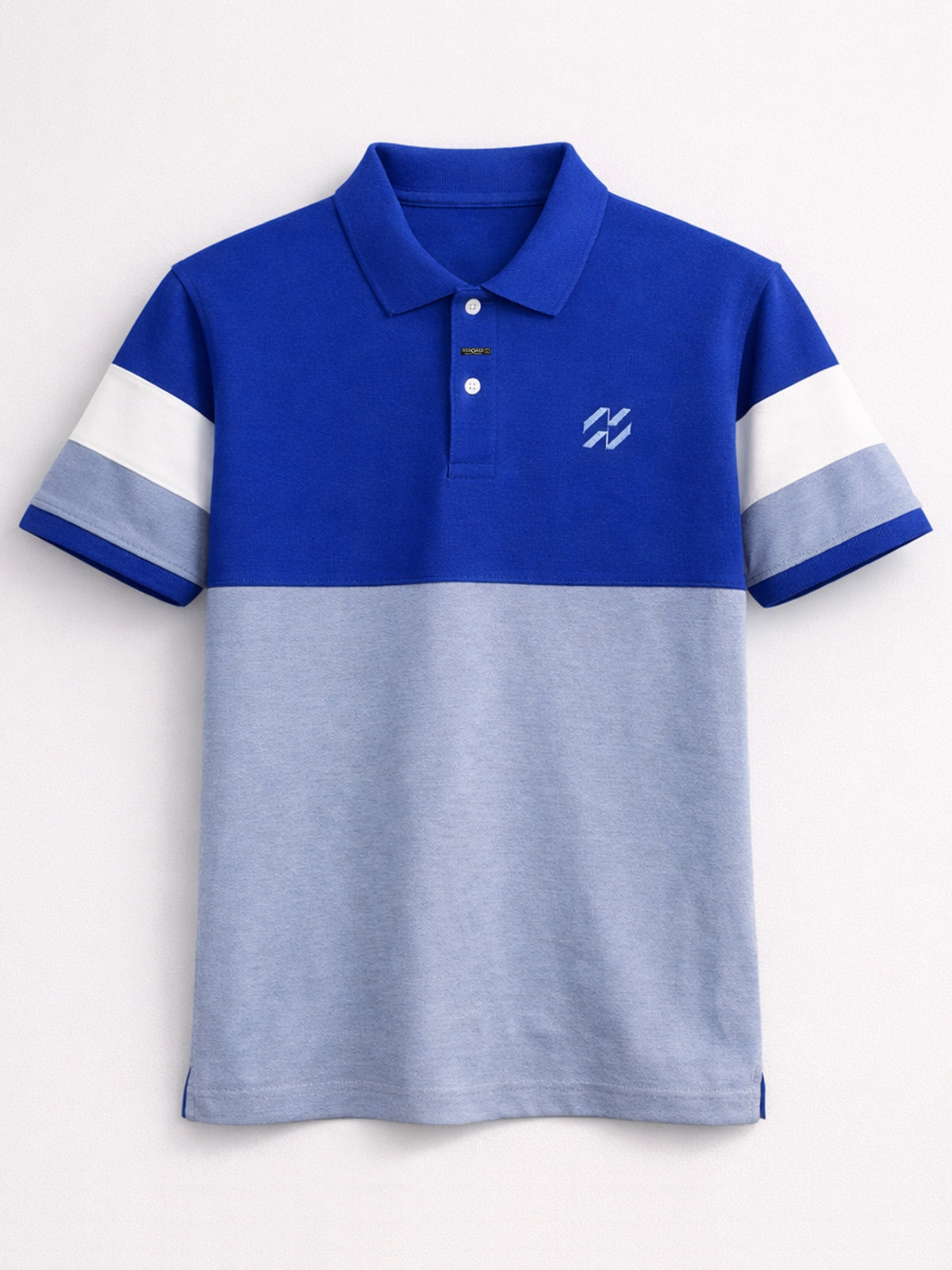 Men’s Premium Colorblock Polo Shirt – Royal Blue