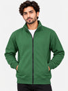 HG Classic Mock Neck Fleece Zipper Jacket - Glade Green