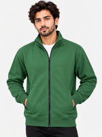 HG Classic Mock Neck Fleece Zipper Jacket - Glade Green
