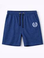 Men's Signature Emb. Two Quarter Terry Shorts - Navy