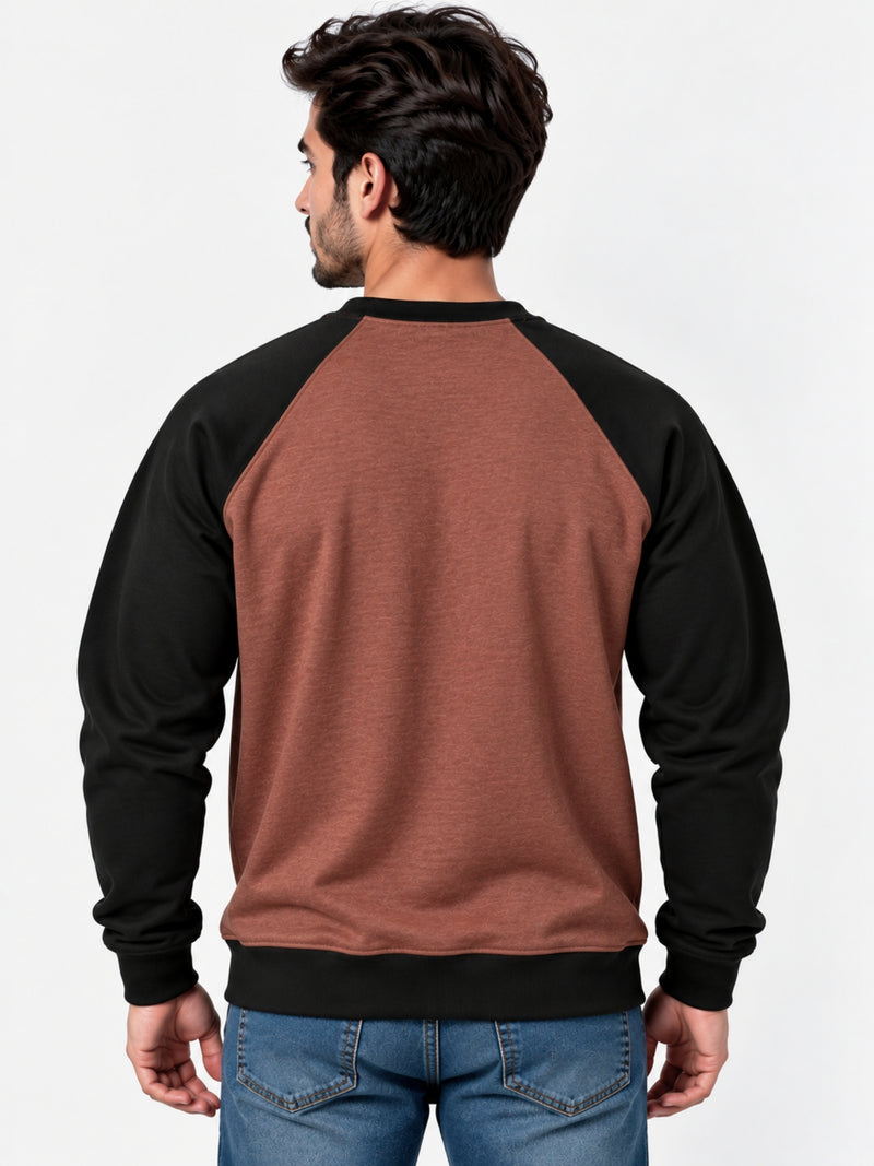 Hangree Signature Emb Fleece Sweat Shirt - Rest Black