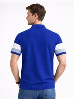 Men’s Premium Colorblock Polo Shirt – Royal Blue