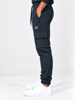 Hangree Signature Terry Cargo Trouser - Black