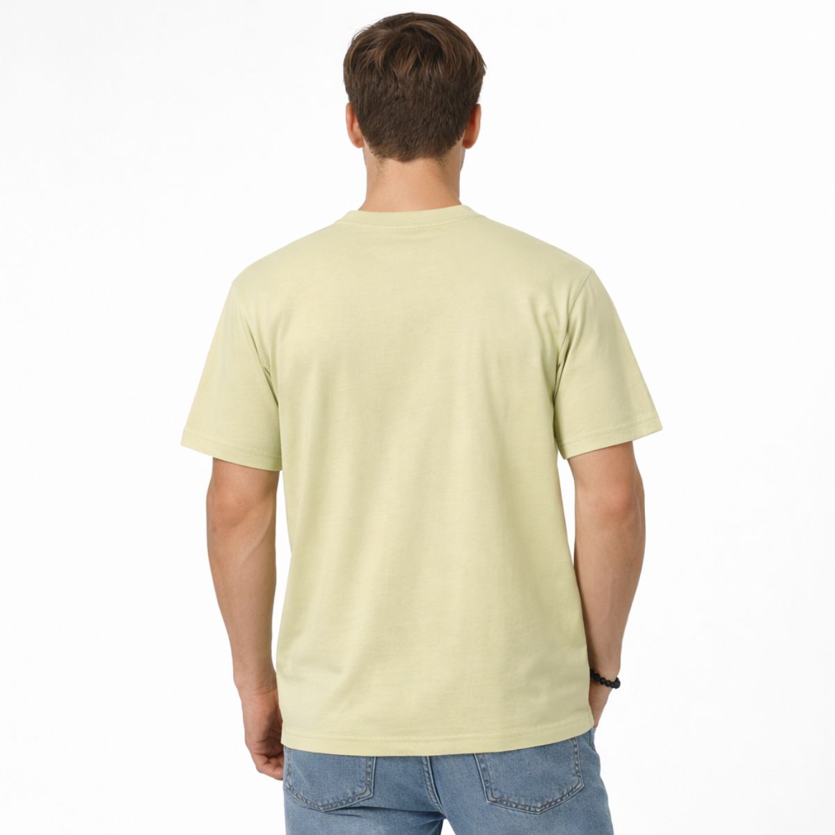 Men's Signature Emb. Round Neck Tee Shirt - Thistle Green