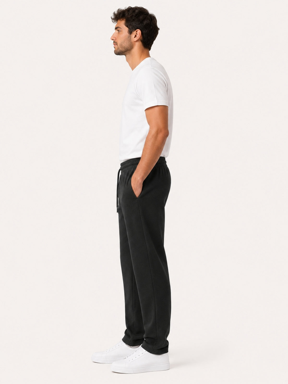 Men's Basic Summers Essential Cotton Jersey Trousers
