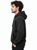 Men’s Classy Fleece Pullover Hoodie - Black