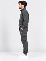 Men's Melange Terry Cargo Co-Ord Set