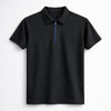 Men’s Premium Poly Wear Half-Zip Polo Shirt – Black