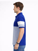 Men’s Premium Colorblock Polo Shirt – Royal Blue
