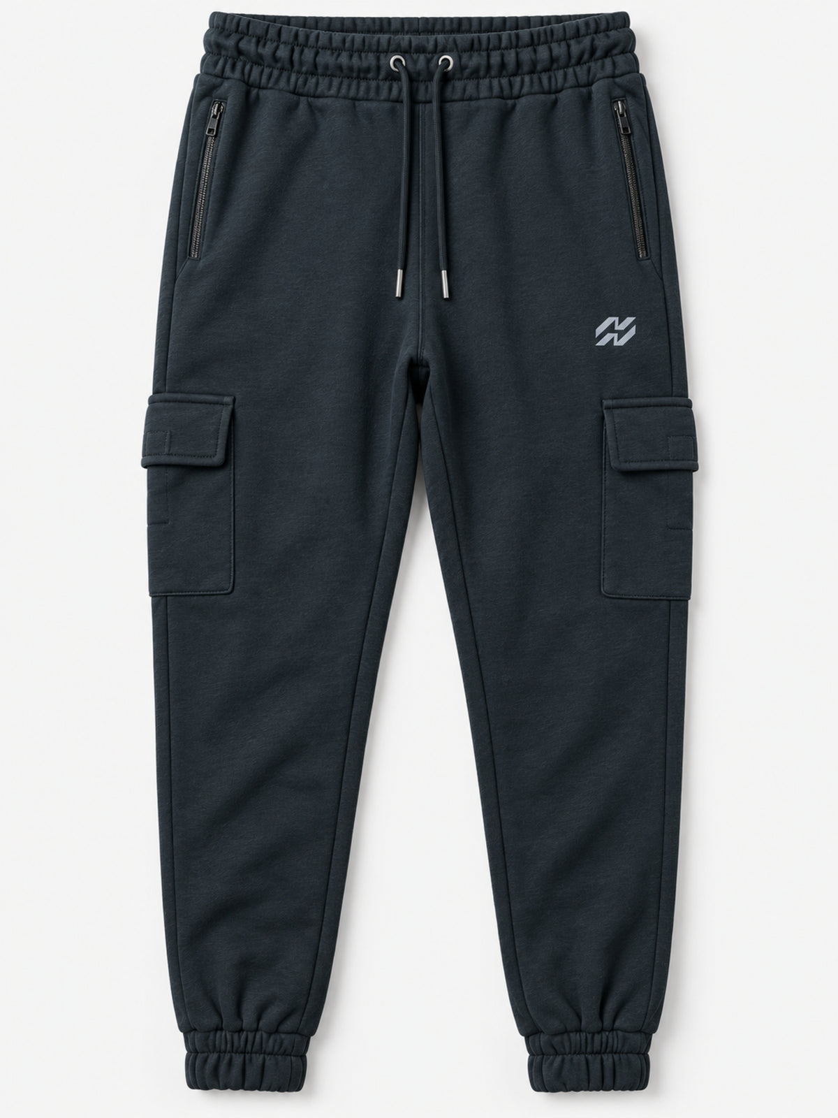 Hangree Signature Terry Cargo Trouser - Black