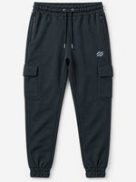 Hangree Signature Terry Cargo Trouser - Black