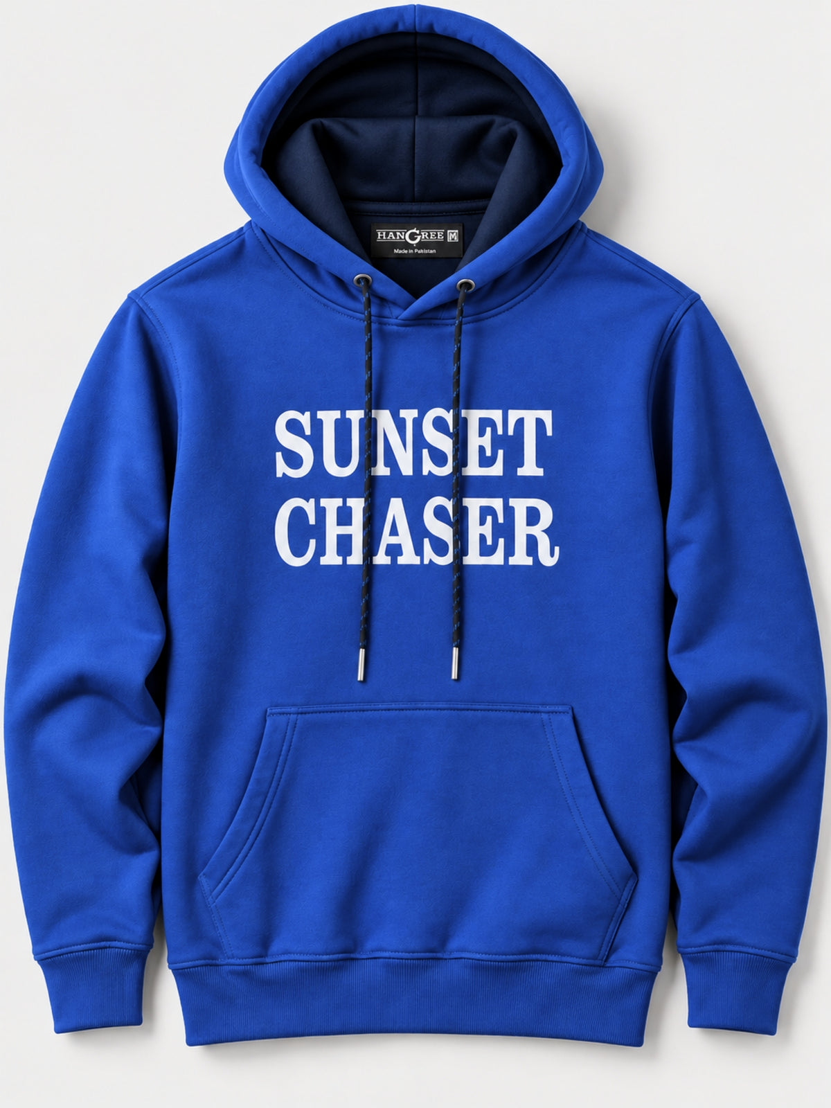 Men's "Sunset Chaser" Printed Fleece Hoodie