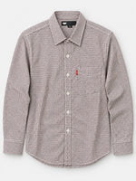 Men's Geometric Patterned Full Sleeves Casual Shirt