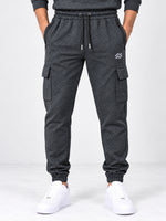 Hangree Signature Terry Cargo Trouser - Charcoal