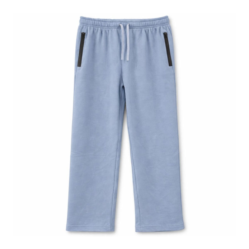 HG Classic Terry Loose Fit Trousers with Zipper Pockets - Rock Blue