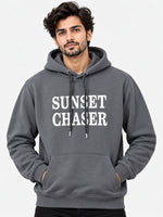 Men's "Sunset Chaser" Printed Fleece Hoodie