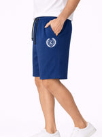 Men's Signature Emb. Two Quarter Terry Shorts - Navy