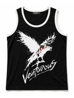 Men's Venturous Graphic Sleeveless Cotton Jersey Tank Top