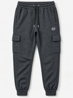 Hangree Signature Terry Cargo Trouser - Charcoal