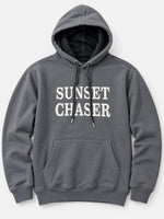 Men's "Sunset Chaser" Printed Fleece Hoodie