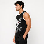 Men's Venturous Graphic Sleeveless Cotton Jersey Tank Top