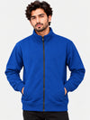 HG Classic Mock Neck Fleece Zipper Jacket - Cerulean Blue