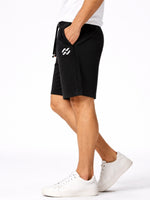 Men’s Signature Two Quarter Terry Shorts – Black