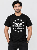 ROL Signature Printed Black Tee Shirt