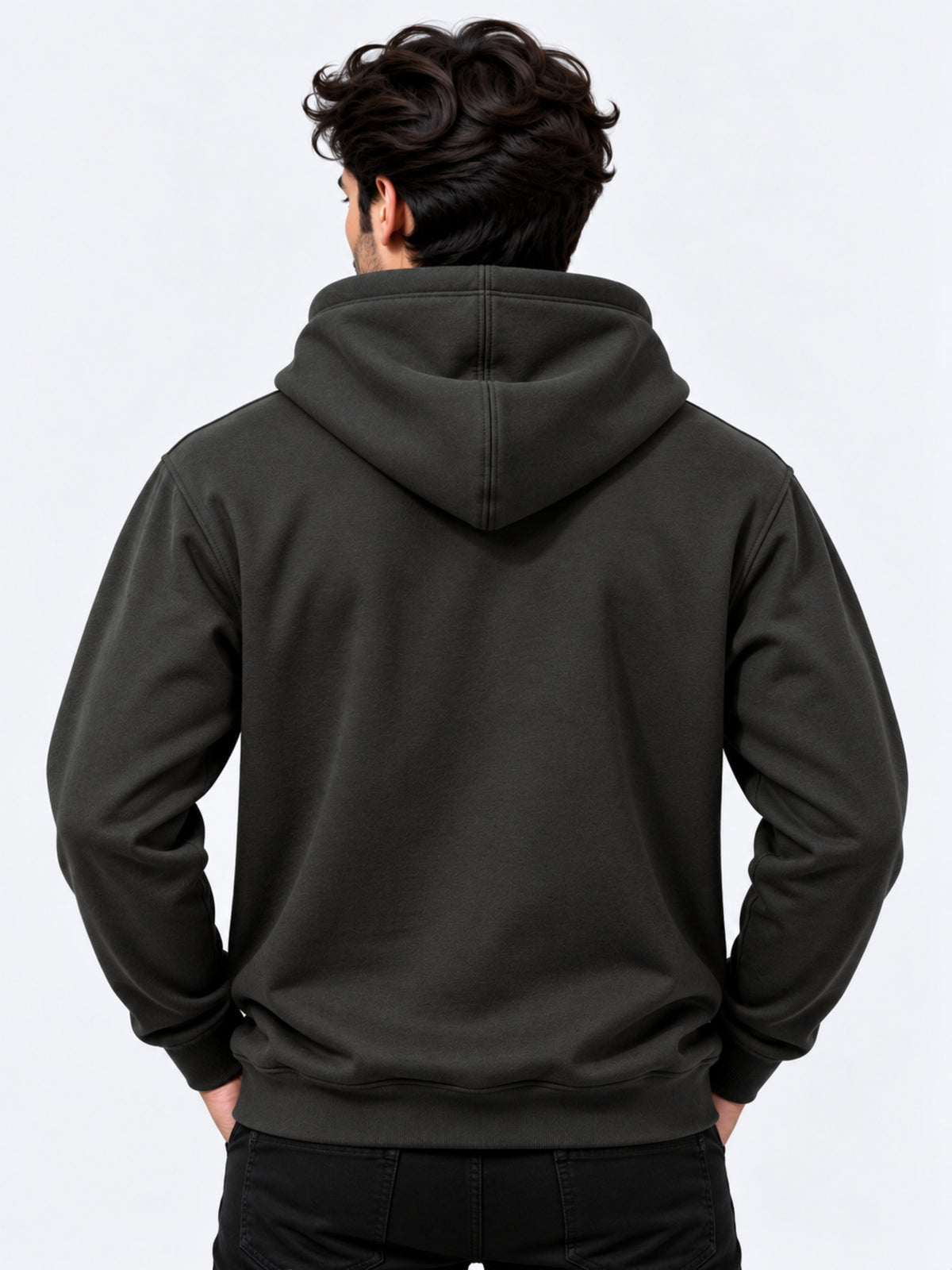 Men's "Sunset Chaser" Printed Fleece Hoodie