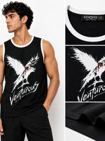 Men's Venturous Graphic Sleeveless Cotton Jersey Tank Top