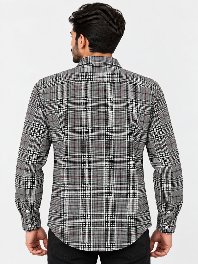 Men's Elegant Check Casual Shirt