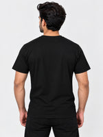 ROL Signature Printed Black Tee Shirt
