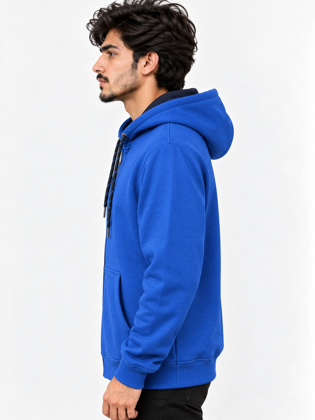 Royal Fleece Zip Up Hoodie