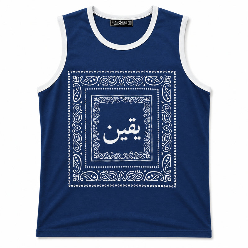 Men's Bandana Graphic Sleeveless Tank Top