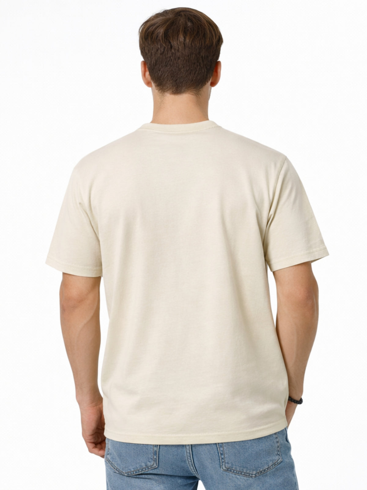 Men's Signature Emb. Henley Tee Shirt - Skin