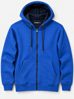 Royal Fleece Zip Up Hoodie