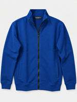 HG Classic Mock Neck Fleece Zipper Jacket - Cerulean Blue
