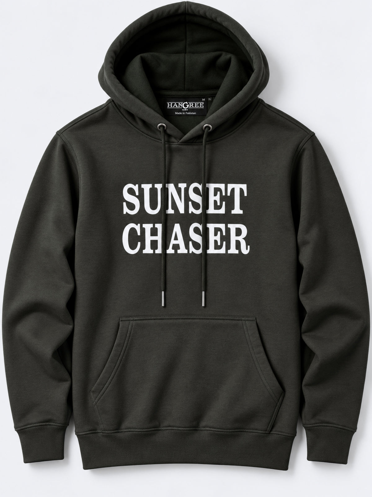 Men's "Sunset Chaser" Printed Fleece Hoodie