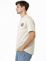 Men's Signature Emb. Henley Tee Shirt - Skin