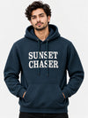 Men's "Sunset Chaser" Printed Fleece Hoodie