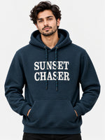 Men's "Sunset Chaser" Printed Fleece Hoodie