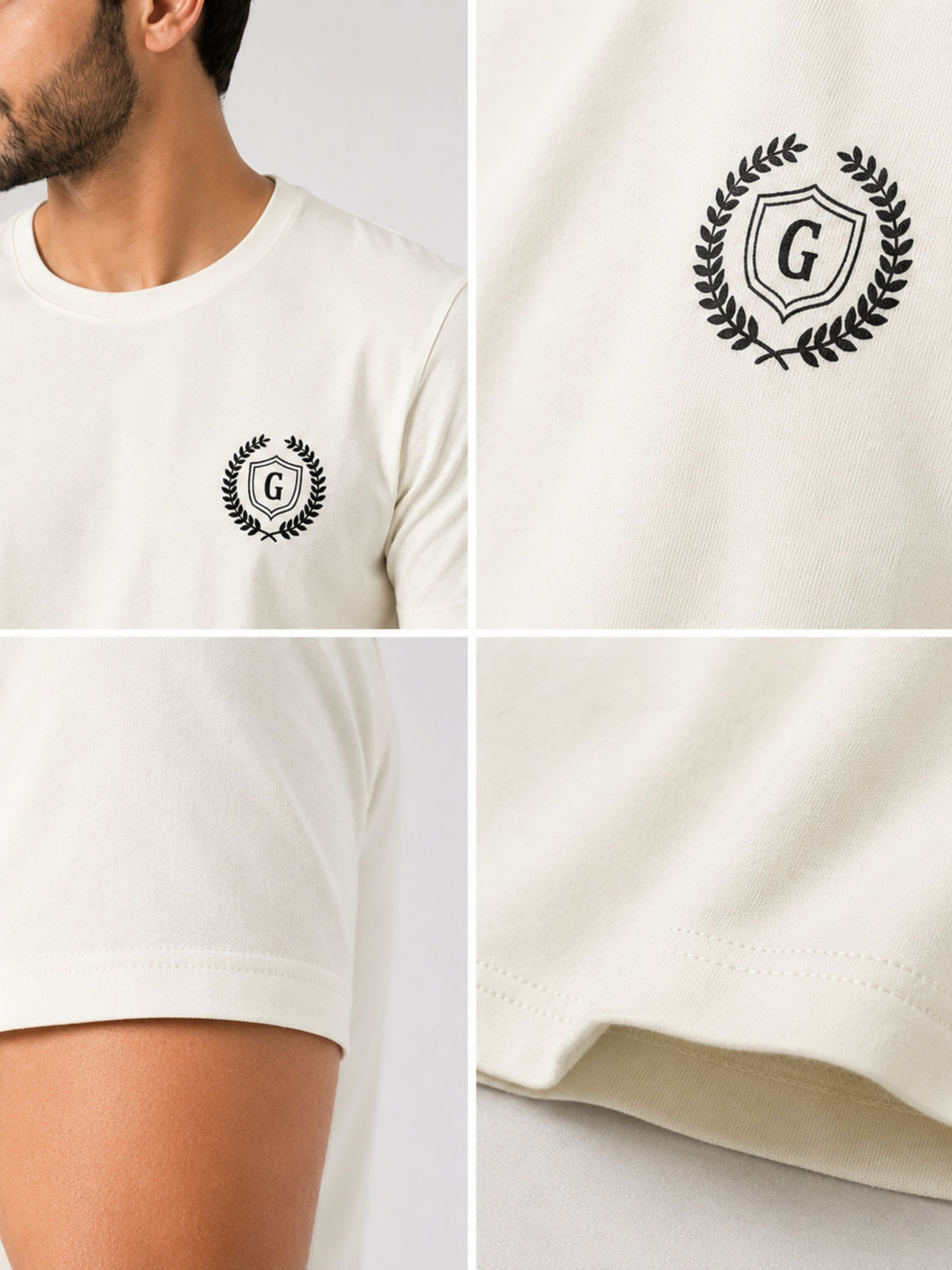 Men's Signature Crest Logo Cotton Jersey T-Shirt