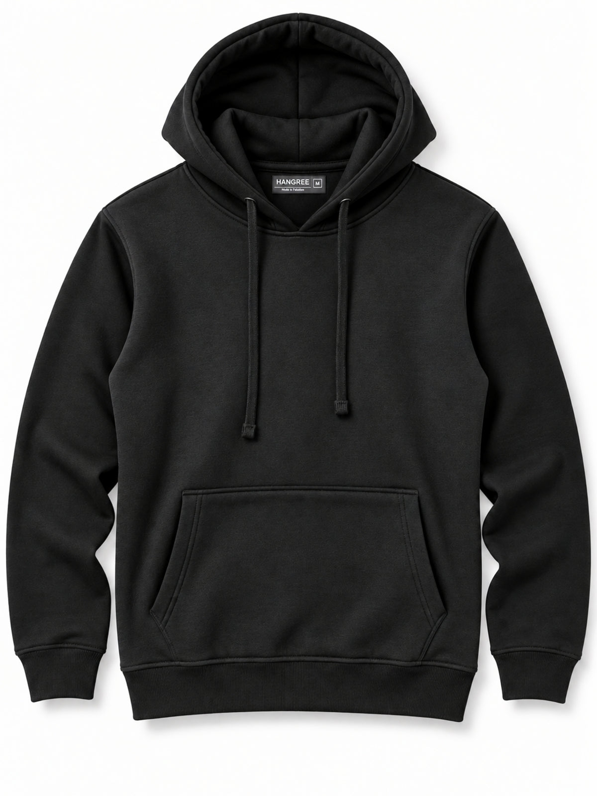 Men’s Classy Fleece Pullover Hoodie - Black