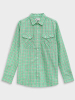 Men's Checkered Casual Shirt - Summer Green