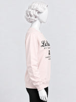 Women's "La Riviera" Printed Interlock Sweatshirt